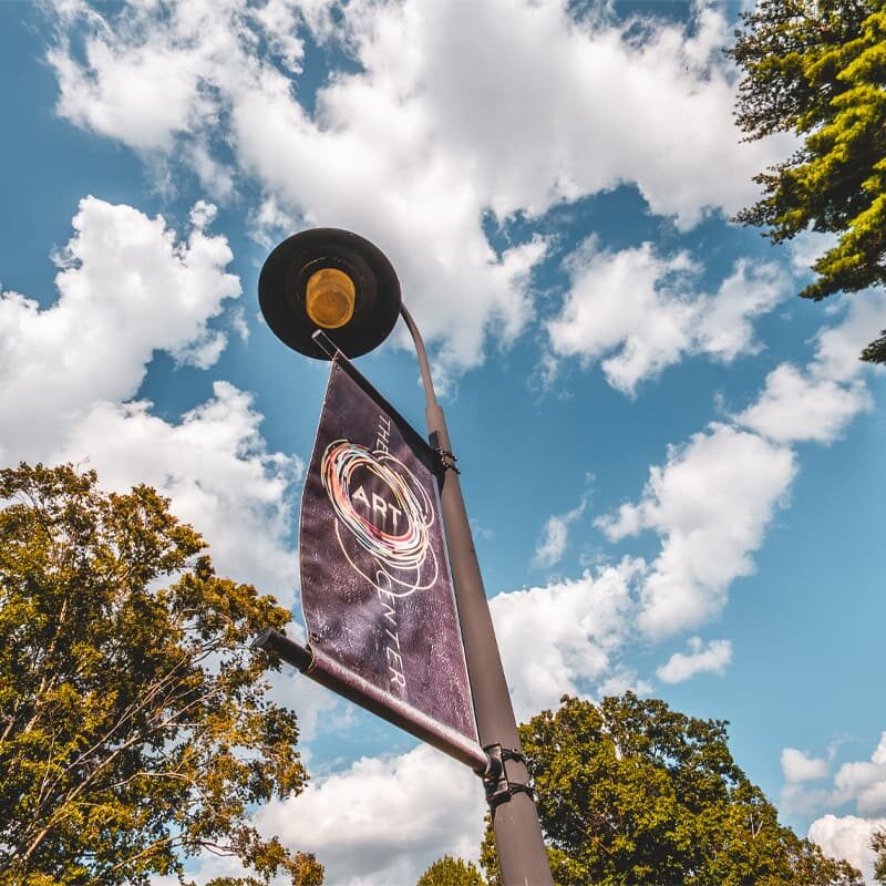 Quincy Art Center outside banner